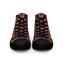 Load image into Gallery viewer, 'Autumn Blush' Men’s high top canvas shoes