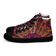 Load image into Gallery viewer, 'Autumn Blush' Men’s high top canvas shoes