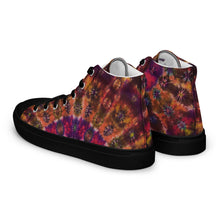 Load image into Gallery viewer, 'Autumn Blush' Men’s high top canvas shoes