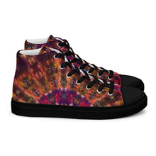 Load image into Gallery viewer, 'Autumn Blush' Men’s high top canvas shoes