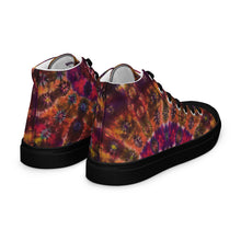 Load image into Gallery viewer, 'Autumn Blush' Men’s high top canvas shoes