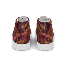 Load image into Gallery viewer, 'Autumn Blush' Men’s high top canvas shoes