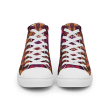 Load image into Gallery viewer, 'Autumn Blush' Men’s high top canvas shoes