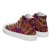 Load image into Gallery viewer, 'Autumn Blush' Men’s high top canvas shoes