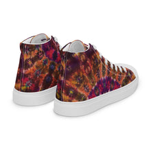 Load image into Gallery viewer, 'Autumn Blush' Men’s high top canvas shoes