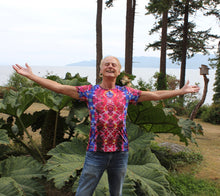 Load image into Gallery viewer, Cosmic Portal' - Art Print Men's Athletic T-shirt (Body fitted)