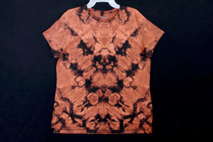 Ladies Bench Make T shirt XL (chest 41") #0445 Monochromatic Chevron design $80