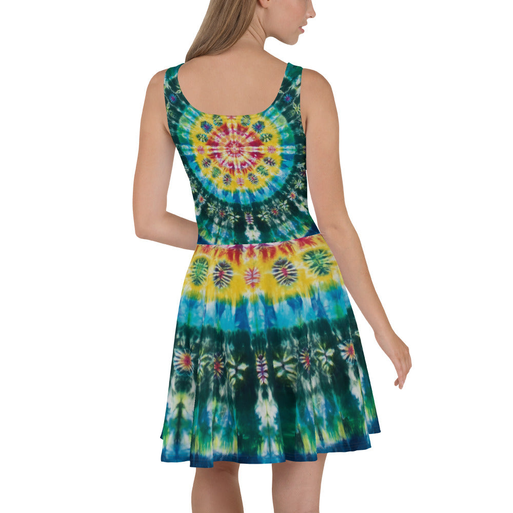 Sunshine Daydream' Flare Dress – Courtenay Tie Dye