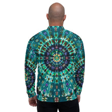 Load image into Gallery viewer, 'Peacock Throne' Unisex Bomber Jacket (Polyester)
