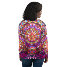 Load image into Gallery viewer, 'Transcendant Orchidaceae' Unisex Bomber Jacket (Polyester)