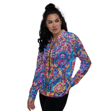 Load image into Gallery viewer, 'Totem Matrix' Unisex Bomber Jacket (Polyester)
