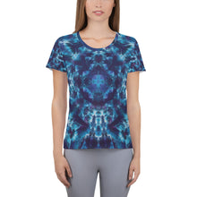 Load image into Gallery viewer, Heavenly Host' All-Over Print Women's Athletic T-shirt (Slim Fit)
