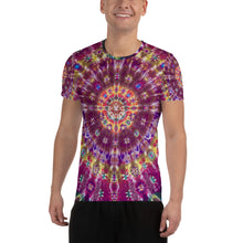 Load image into Gallery viewer, Fall Phantasm' All-Over Print Men's Athletic T-shirt (Slim Fit)