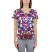 Load image into Gallery viewer, Gargoyle Guardian' All-Over Print Women's Athletic T-shirt (Slim Fit)