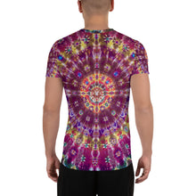 Load image into Gallery viewer, Fall Phantasm' All-Over Print Men's Athletic T-shirt (Slim Fit)