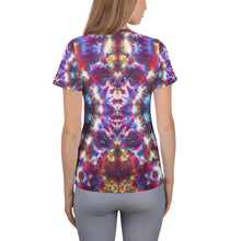 Load image into Gallery viewer, Gargoyle Guardian' All-Over Print Women's Athletic T-shirt (Slim Fit)