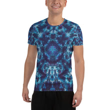 Load image into Gallery viewer, Heavenly Host' All-Over Print Men's Athletic T-shirt (Slim Fit)