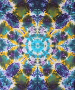 'Cosmic Clover" Mandala 27"X 22" #1511