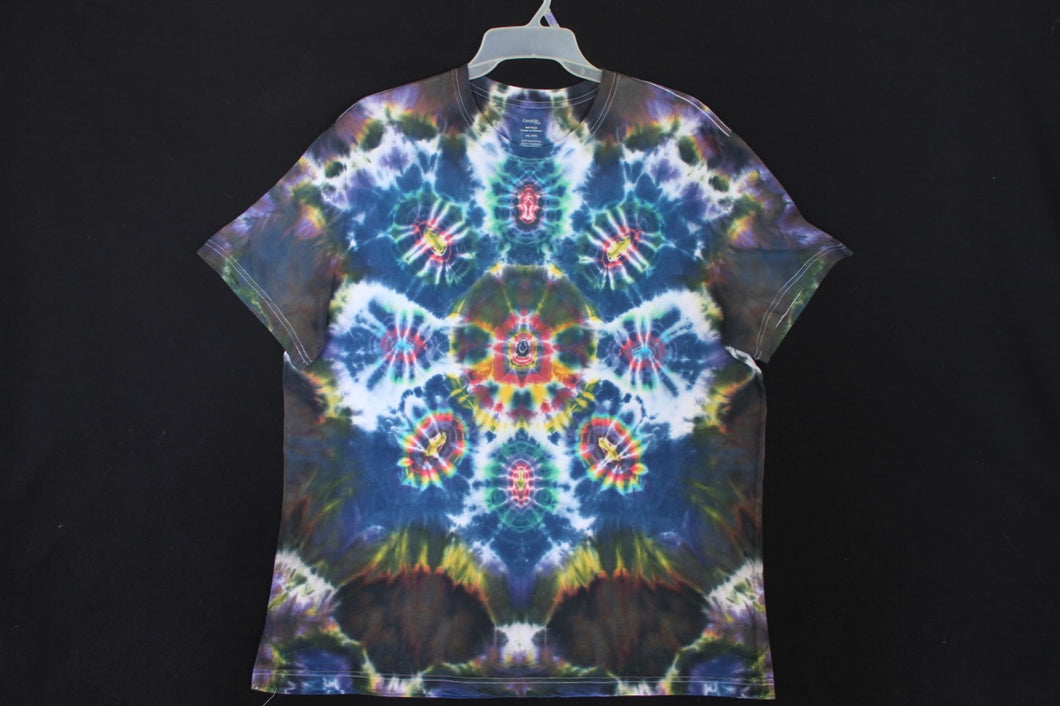 Men's reg. T shirt XXL #1619 Mandala with Scarabs design $100