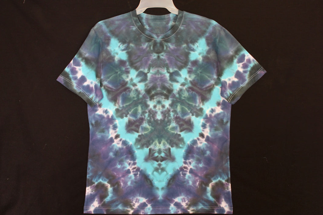 Men's stretch T shirt Large #1844 Chevron design $80