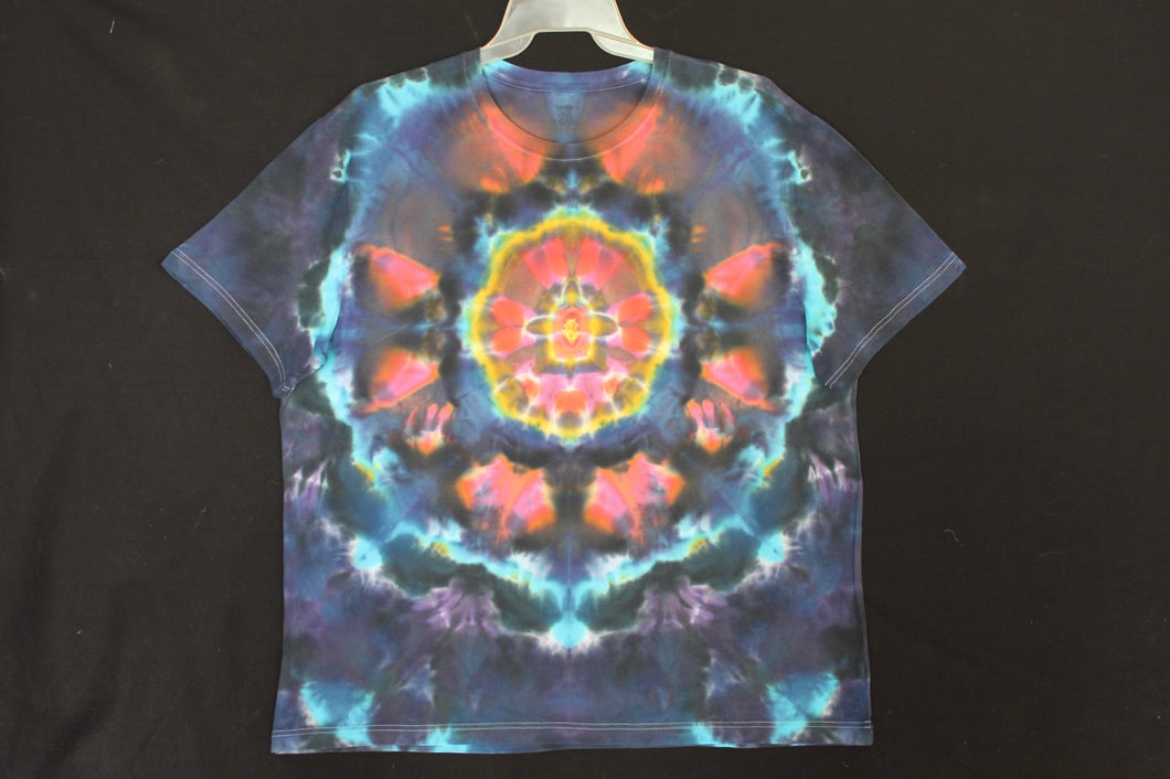 Mens' stretch  T shirt XXL #1853 Mandala design $85