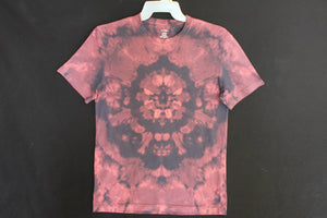 Men's reg. T shirt monochromatic Medium #1989 Mandala design $80