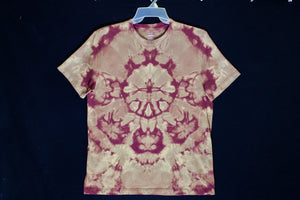 Men's reg. T shirt Monochromatic Large #2065 Mandala design $80
