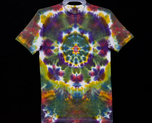 reg. cotton T shirt Small #2830 Mandala design $80