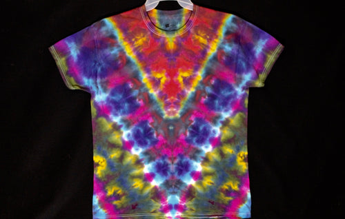 Reg. cotton T shirt L  #2909 Mandala design  $80