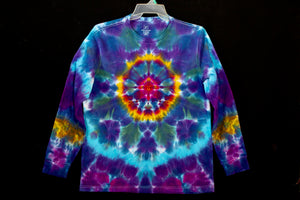 Reg. long sleeve cotton shirt XL #3133 Mandala design