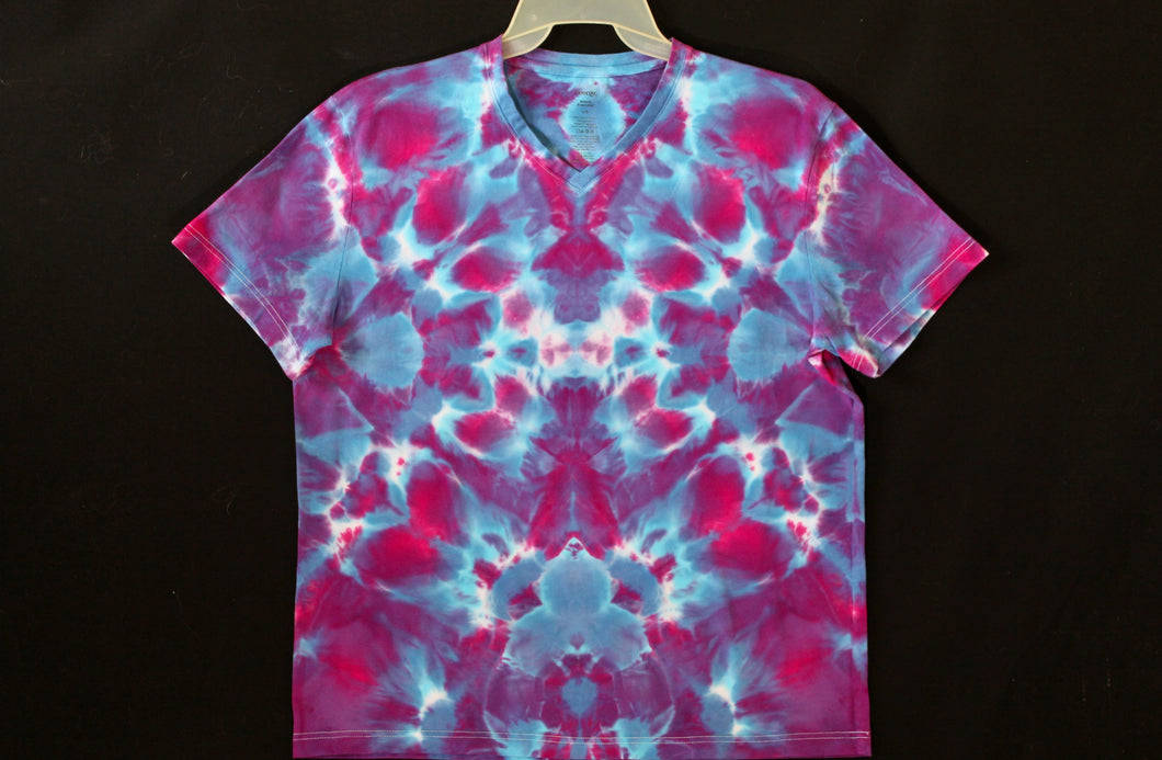V neck stretch T shirt Large #3180 God's Eye design *Special* $90