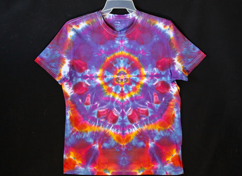 Reg. Cotton T shirt Large #3191 Mandala design $80