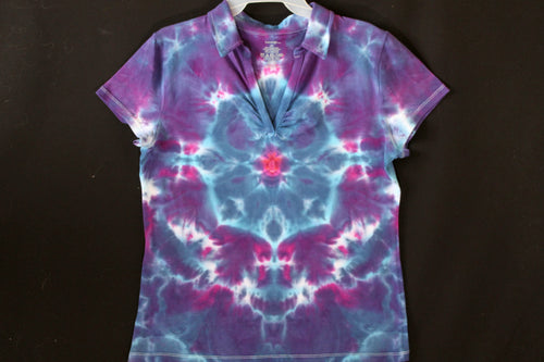 Womens Cotton open neck collar shirt 38