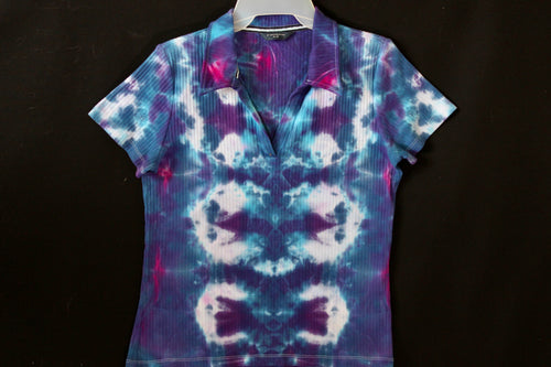 Women's open neck collar cotton shirt M. 35