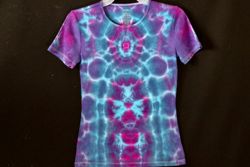 Womens cotton T shirt Ribbed XS 28