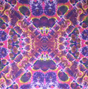 'Pyramid Topography' Mandala 28"X28" #4295