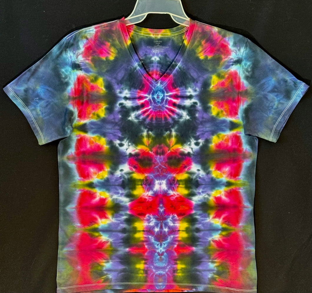 V neck Cotton T shirt (Calvin Klein brand ) Large # 4796 Lighthouse design $90