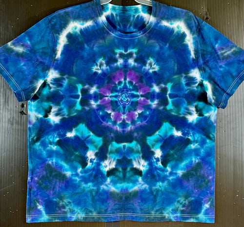 Soft Stretch Premium Quality T shirt XXL #4819 Mandala design $90 *Special*