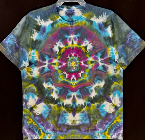 Soft Stretch T shirt Large # 4827 Mandala design $80