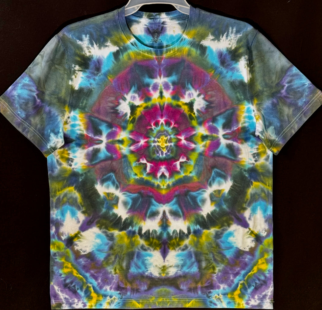 Soft Stretch T shirt Large # 4827 Mandala design $80