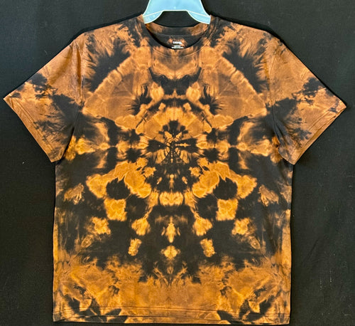Reg. Cotton T shirt mono XL #4856 Mandala design $80