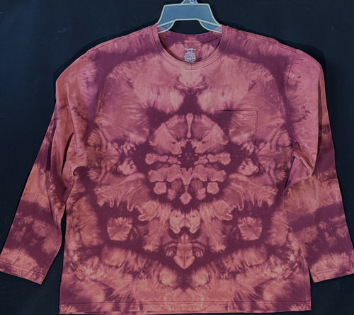 Long sleeve Winter Weight Cotton shirt XXL #4868 Mandala design $110