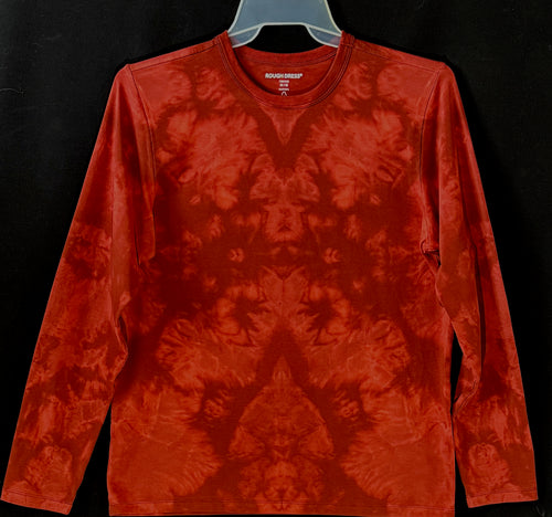 Long sleeve Cotton Monochromatic T shirt Medium #4960 God's Eye design $120