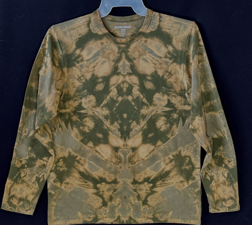 Long sleeve Cotton Monochromatic T shirt Medium #4961 God's Eye design $120
