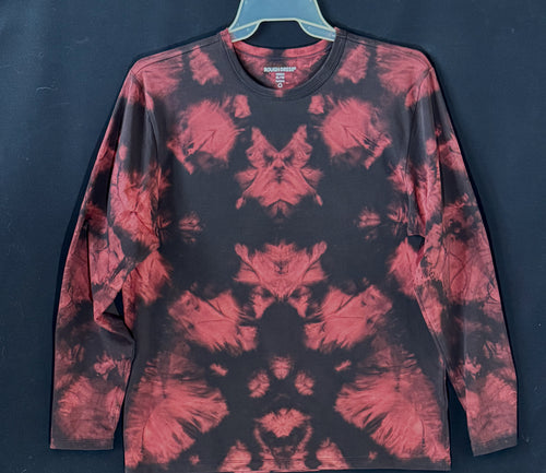 Long sleeve stretch monochromatic Cotton T shirt XL #4970 God's Eye design $120