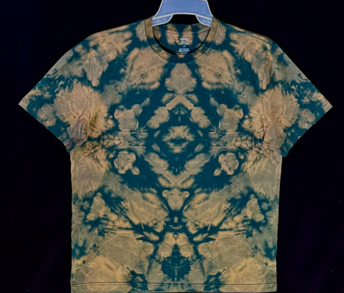 Reg. Cotton T shirt monochromatic Large #5004 God's Eye design $80