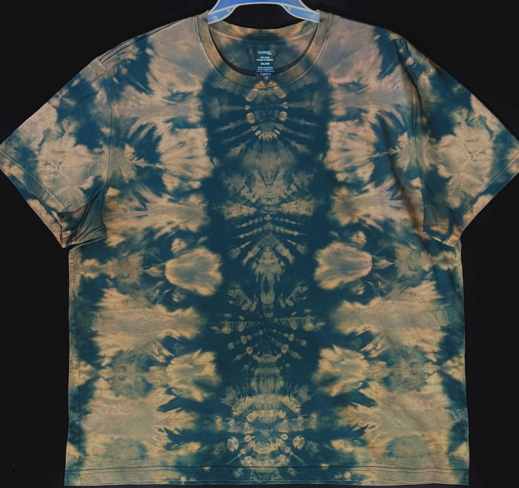 Reg. Cotton T shirt Mono XL #5008 Scarab Totem design $85