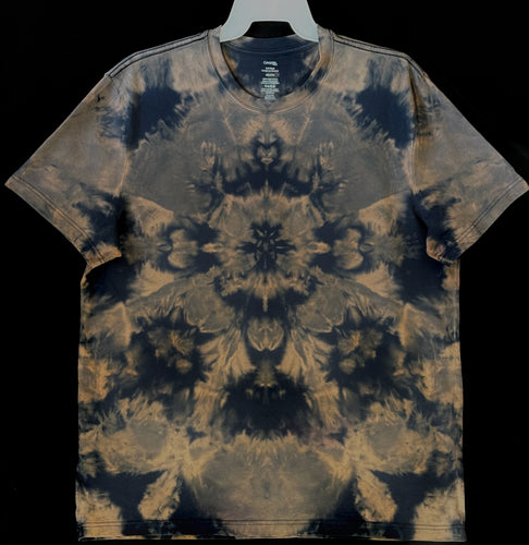 Reg. Cotton T shirt mono XXL # 5022 Mandala design $85