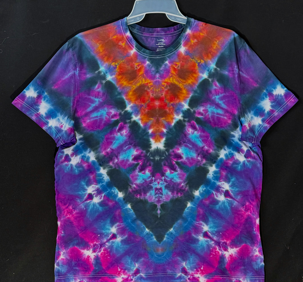 Reg. Cotton T shirt XXL #5050 Chevron design $85