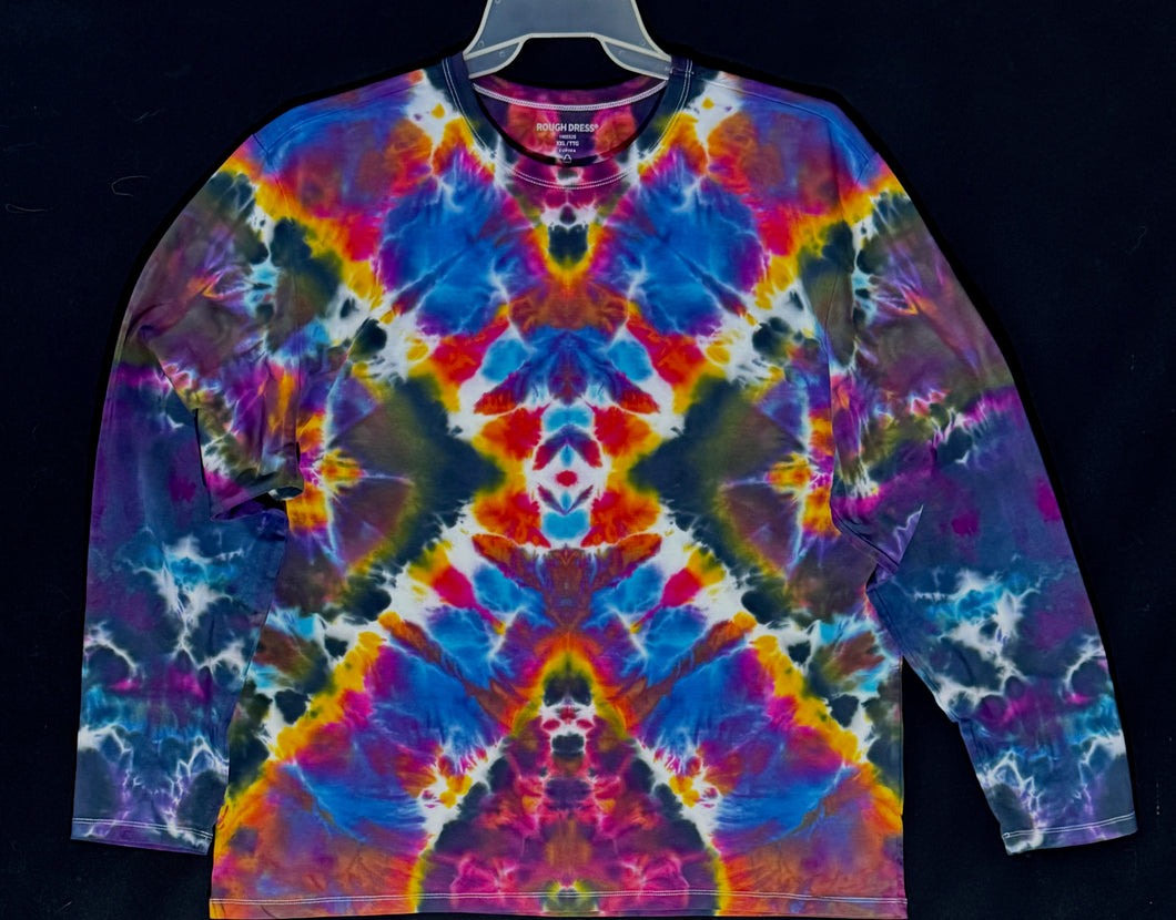 Cotton long sleeve stretch shirt XXL #5060 God's Eye design * Special * $120